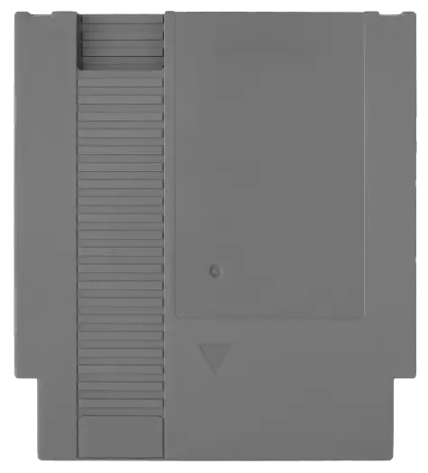 a NES cartridge without a label